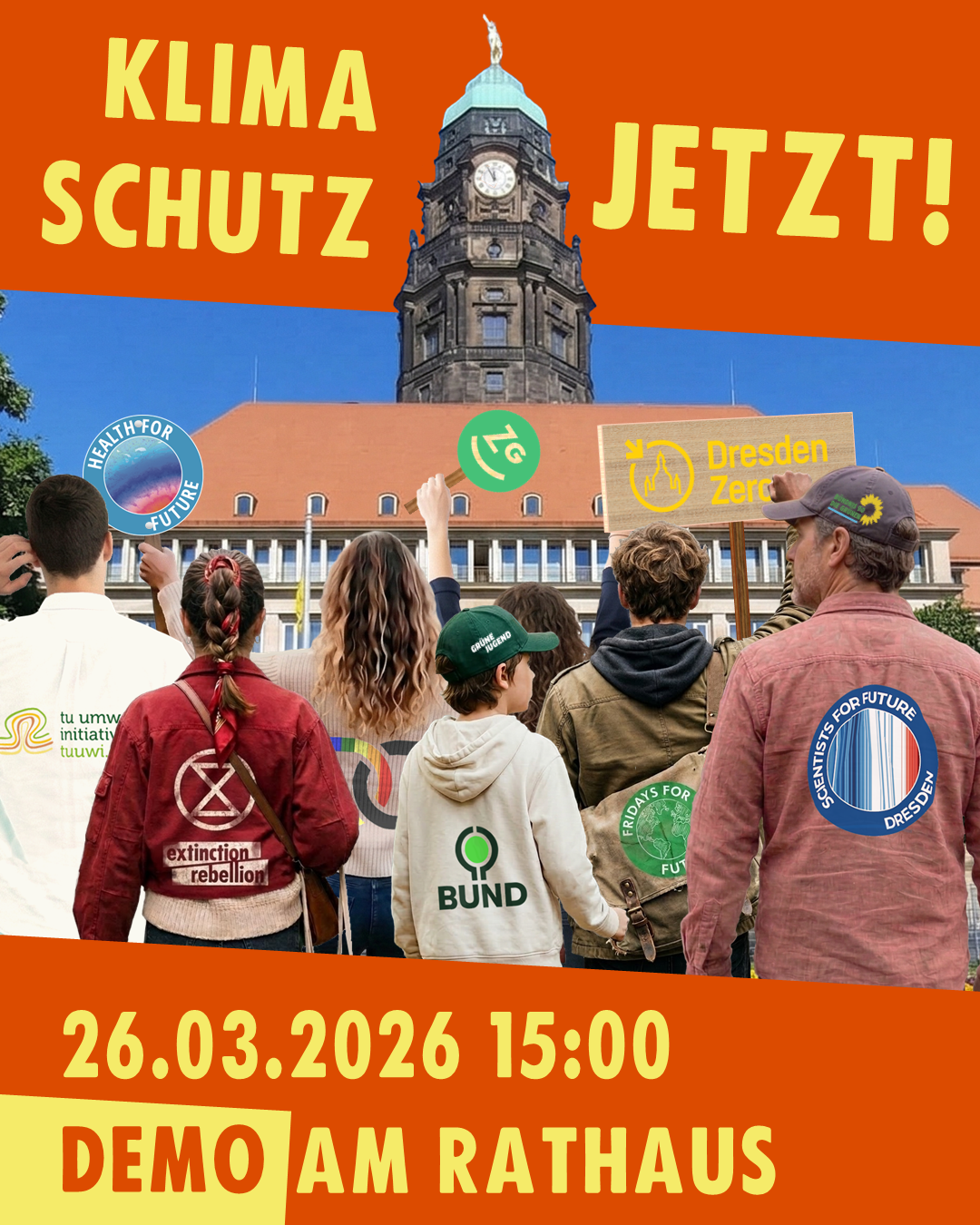Aufruf zur Klimademo  26.3.2026 15 Uhr am Rathaus