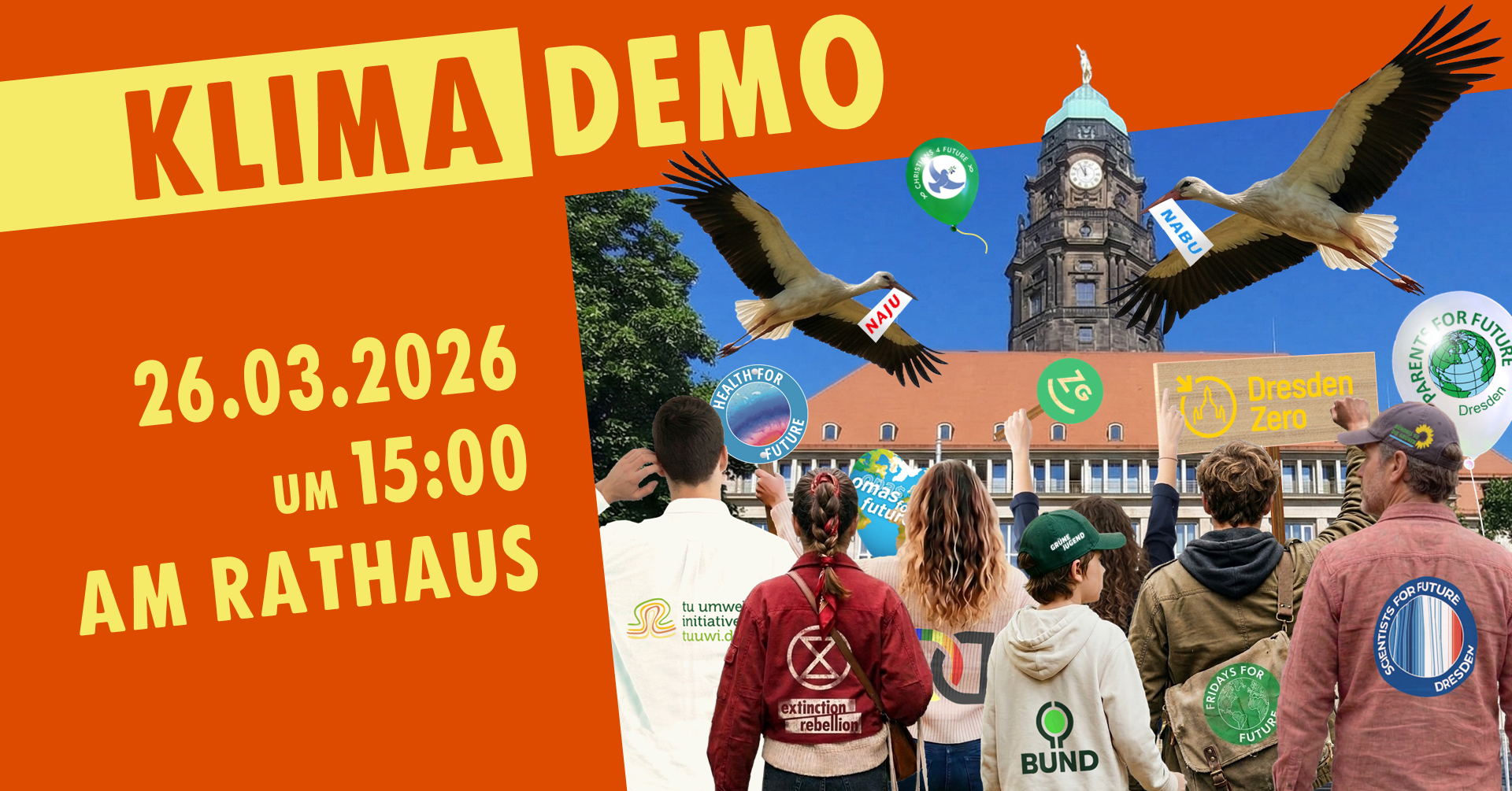 Aufruf zur Klimademo  26.3.2026 15 Uhr am Rathaus